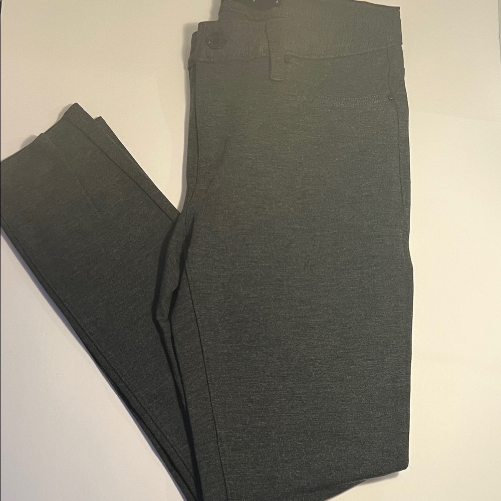 Calvin Klein Charcoal Heather Grey Skinny Leggings Pants Size 6